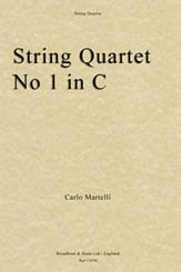 String Quartet #1 in C, Op. 1 cover